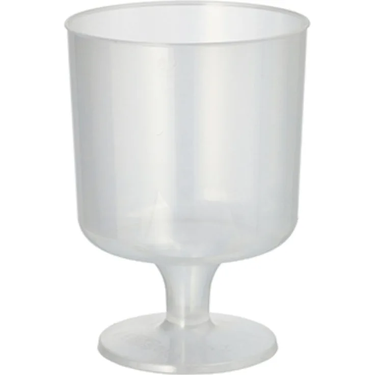10 Mehrweg-Stiel-Gläser für Rotwein PP 0,2 l Ø 7,2 cm · 10 cm einteilig