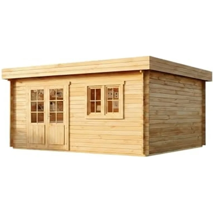Alpholz Gartenhaus Spree B Gartenhaus aus Holz Holzhaus mit 28 mm Wandstärke Blockbohlenhaus mit Montagematerial – Bild 5