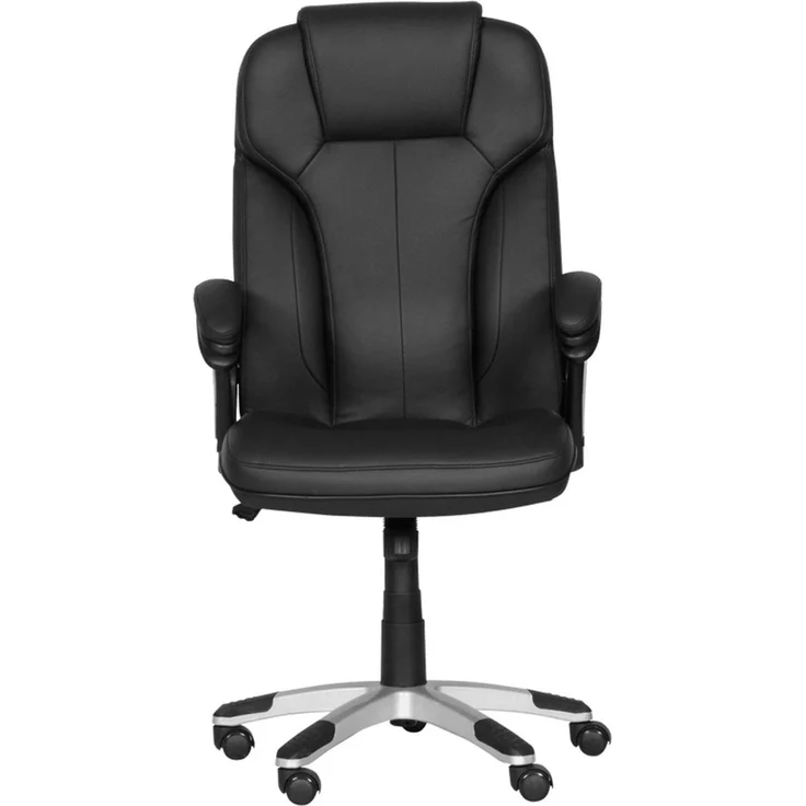 Carmen 6514 Chefsessel aus Kunstleder mit Wippmechanik – Schwarz – Bild 2