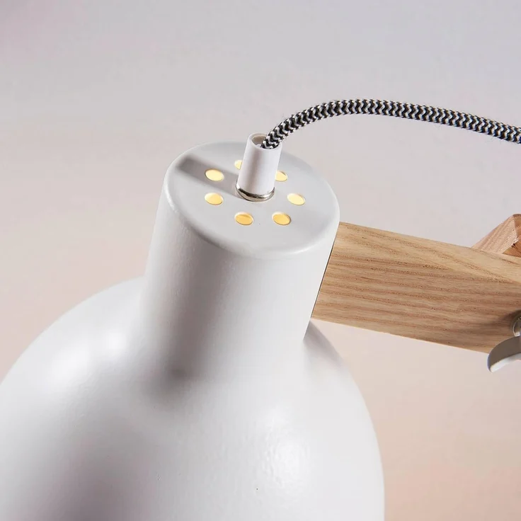 Lindby Stehlampe Shivanja, Holz IP20, 1 x 60 W – Bild 7