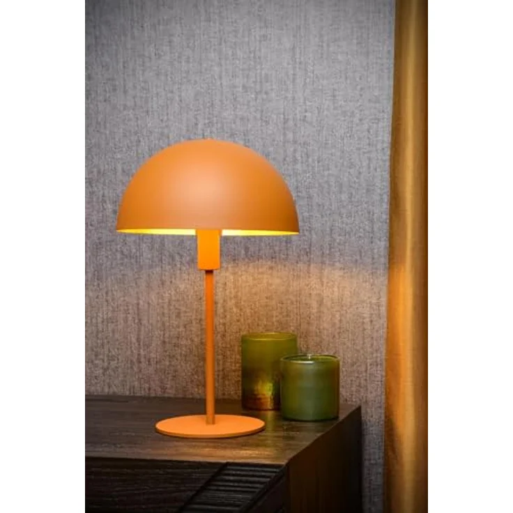 Lucide 45596/01/44, Nachttischlampe mit E14 Fassung für dimmbare und Smart-Home-Leuchtmittel, weiß – Bild 5