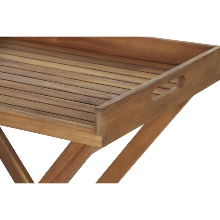 Minera Tablett, Gestell und Fläche Akazienholz FSC®-100% natur, – Bild 6