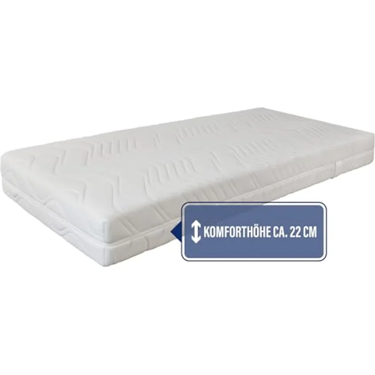 BeCo Matratzen Maxima Plus, Taschenfederkern, 23 cm, getestete Qualität "GUT", H3 - 140 x 200 cm, vegan und Oeko-Tex zertifiziert – Bild 4
