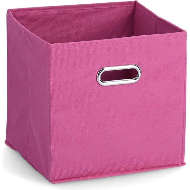 Kleine Aufbewahrungsbox mit Griff, Vlies - Pink – Bild 1