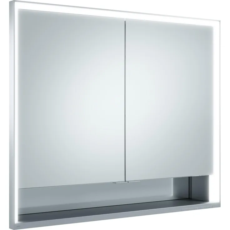 Keuco Royal Lumos Spiegelschrank 14313, 2 Drehtüren, Wandeinbau, 900mm - 14313171301