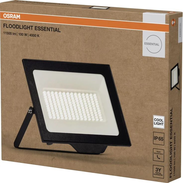 Osram Außenleuchte Floodlight Essential 100W 4000K schwarz – Bild 4