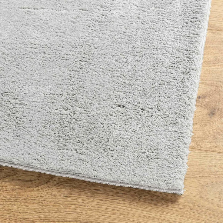 vidaXL Mittlerer Flor weicher und waschbarer Teppich HUARTE Grau 42022504 – Bild 7
