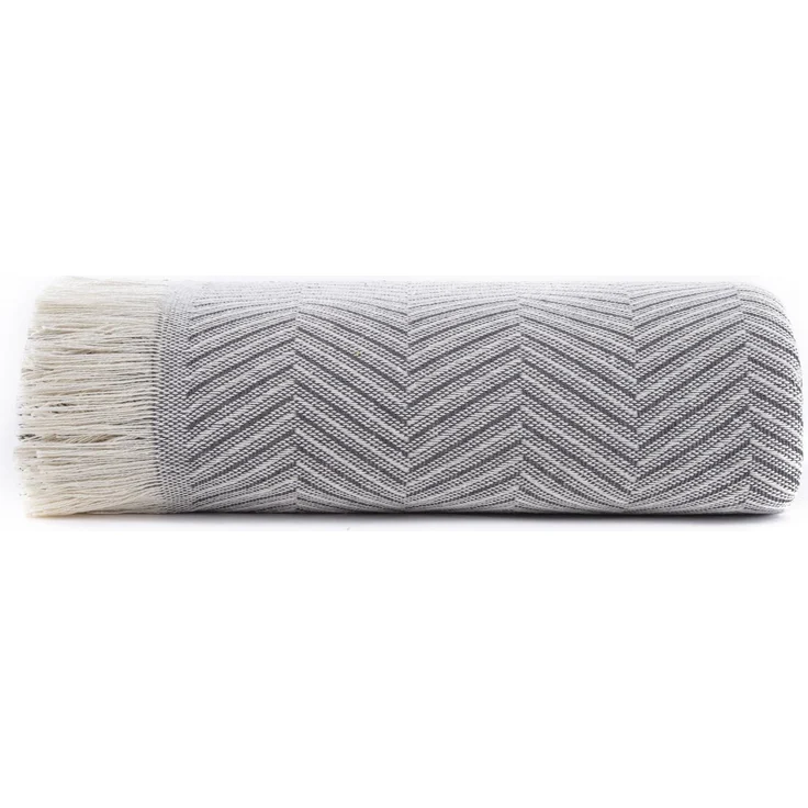 Todocama Mehrzweck-Tagesdecke für Sofa, Überwurf für Bett, Sofaüberwurf, Jarapas, Fischgrätenmuster