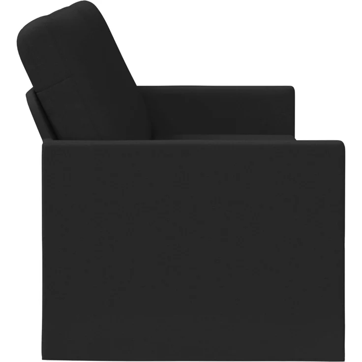 vidaXL 3-Sitzer Sofa Schwarz 190 x 81 x 82 cm Stoff 42041108 – Bild 3