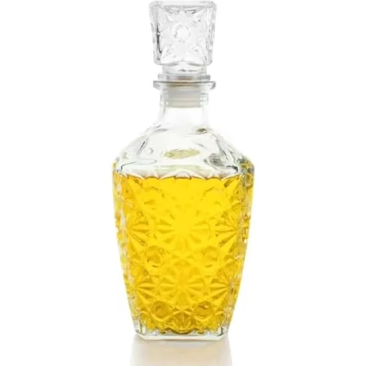 Provance Karaffe Whiskey Karaffe aus Glas Verschluss 900ml, (Set, 1x Flasche 1x Deckel), 900ml Fassungsvermögen – Bild 7