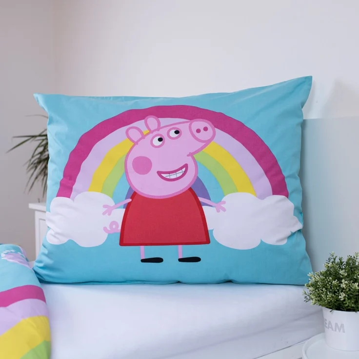 Peppa Pig Bettwäsche-Set "PEP016" Kinder Bettgarnitur 140×200 + 70×90 cm – Bild 5