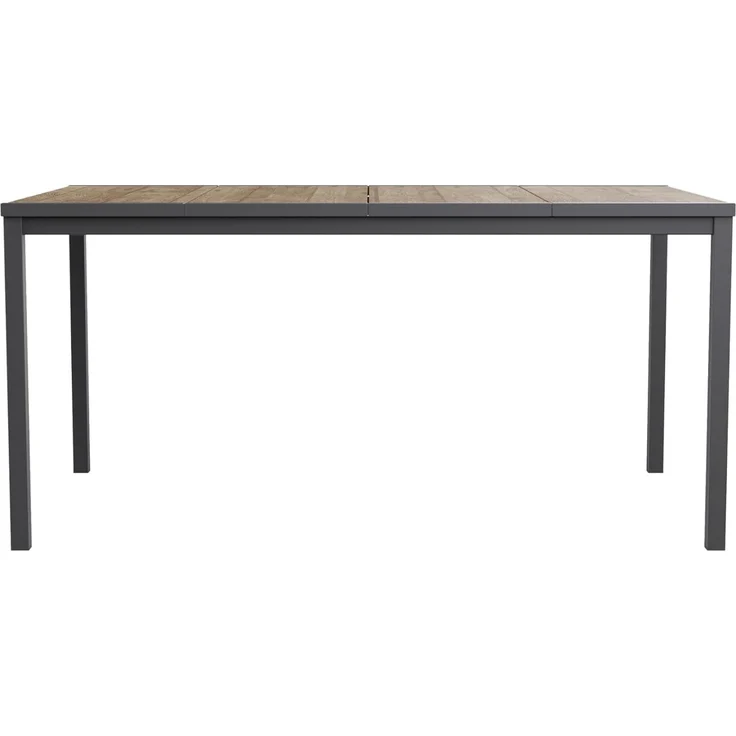 Keter Signature Porto Tisch 160 cm Eschenholz und Schwarz Stahl 447624 – Bild 2