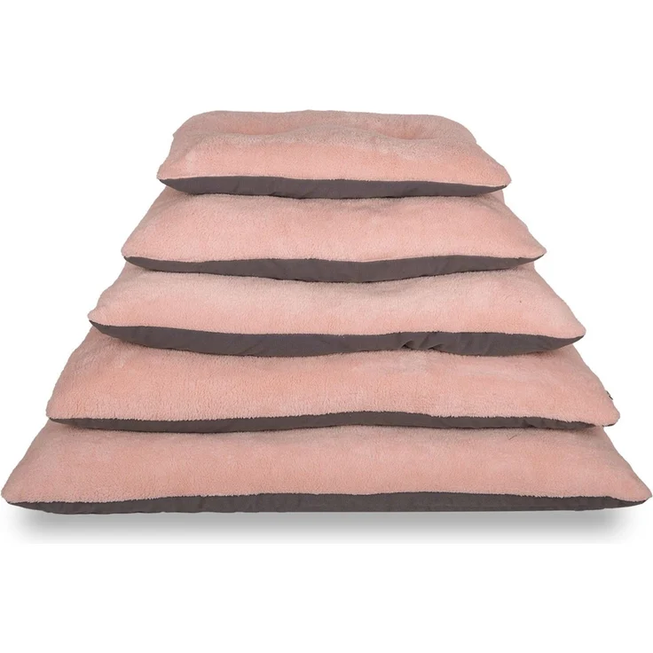 Paws & Whiskers 'Polly Dog 60 x 88 - Pink' Haustierbett, Rosa / Anthrazit, 88 x 60 x 12 cm – Bild 2