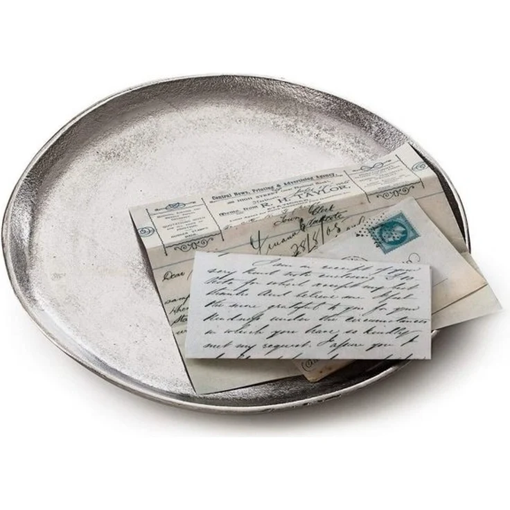 Mirabeau Tablett Tablett Boon antiksilber, Aluminiumguss – Bild 4