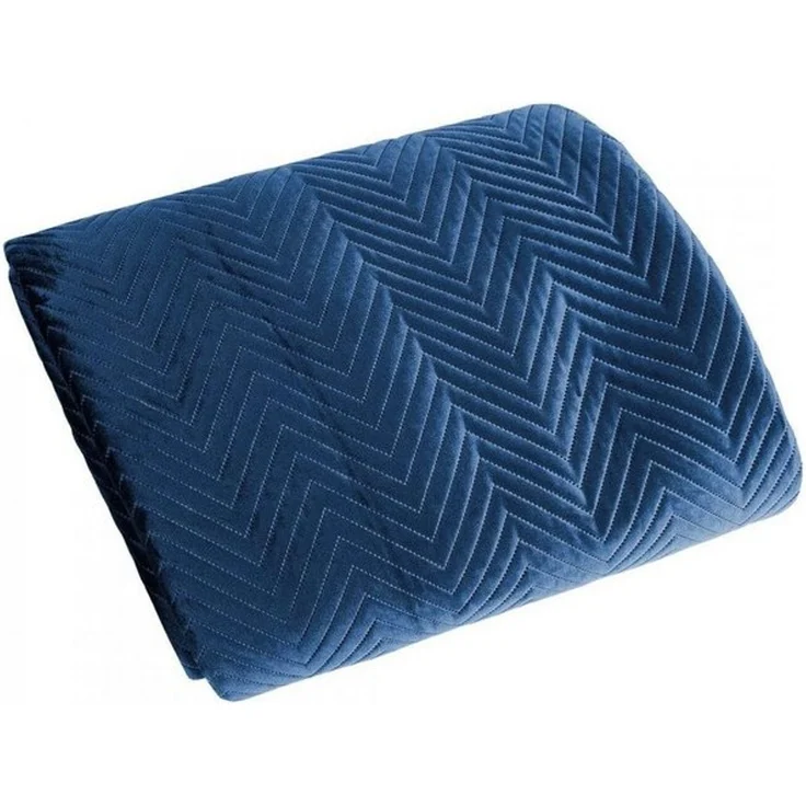 Eurofirany Tagesdecke Bettüberwurf SIMONA mit Fischgrätmuster versteppt, Samt, Größe 230x260 oder 220x240 oder 200x220 – Bild 3