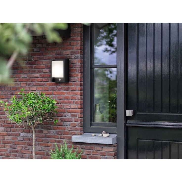 Philips LED Außenwandleuchte Arbour anthrazit mit Bewegungssensor warmweiß – Bild 2