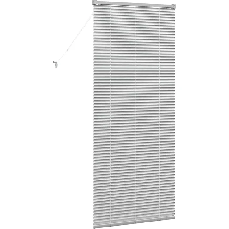 vidaXL Venezianische Jalousie Silber 175 x 80 cm 25 mm Aluminium 42005918 – Bild 7