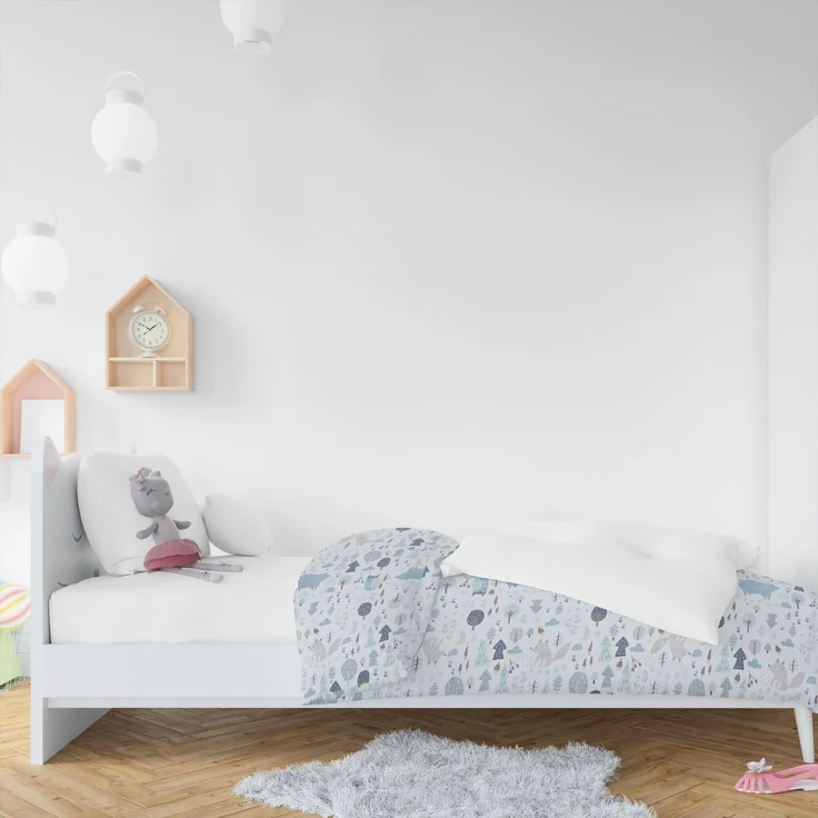 Dailydream Bezug für Kindergewichtsdecke | 90 x 120 cm | Motiv Wald | 100% Baumwolle | Ersatzbezug / Wechselbezug | waschbar | hautfreundlich & atmungsaktiv | Cover für Weighted Blanket – Bild 7