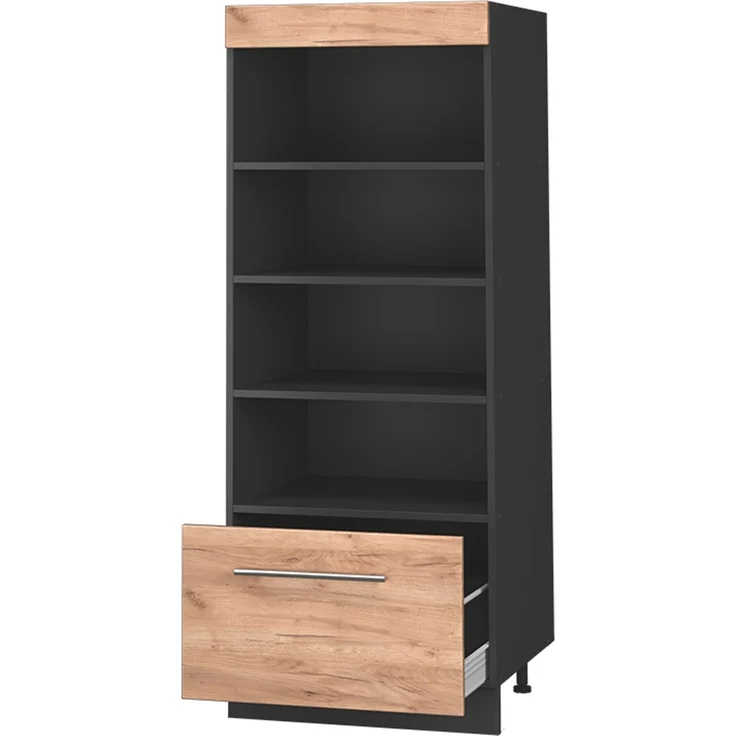 Küchenregal Fame-Line Goldkraft Eiche/Anthrazit 60 cm Vicco – Bild 6
