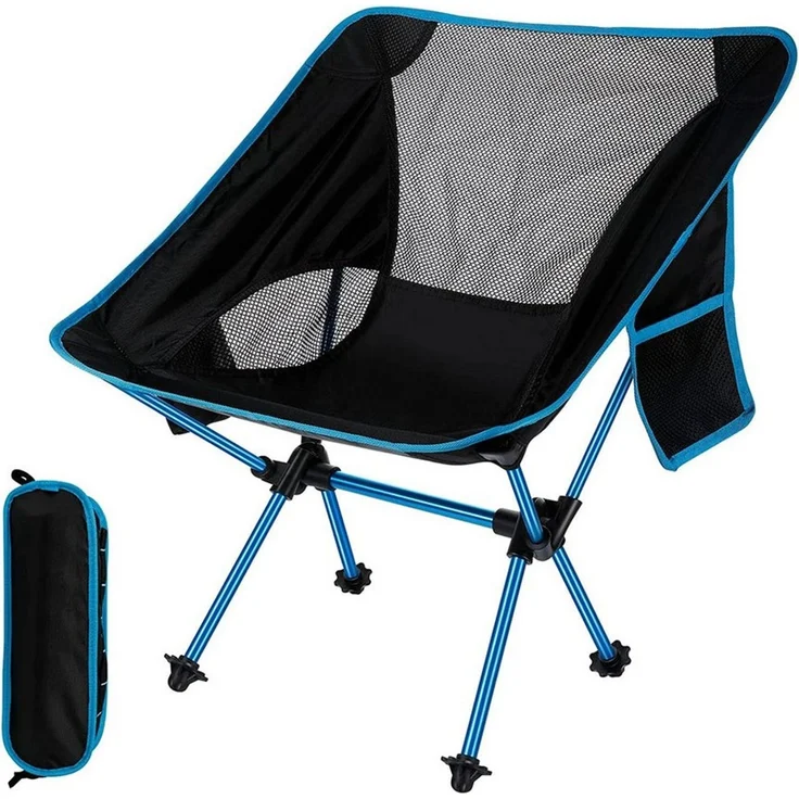 TUWENA Klappstuhl Campingstuhl, Ultraleichter Klappstuhl Gartenstuhl Faltstuhl Tragbar – Bild 1