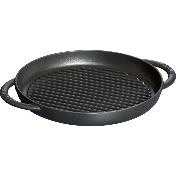 Zwilling STAUB, Grillpfanne, Emaille, Schwarz – Bild 1