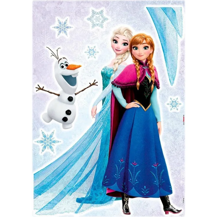 Komar Wandtattoo Frozen Sisters