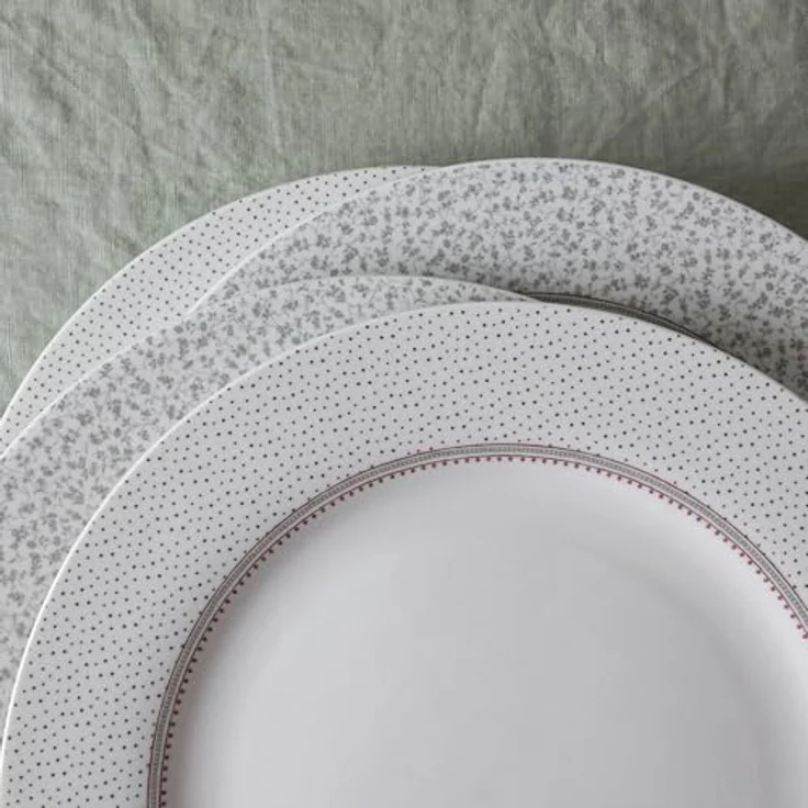 Laura Ashley Laura Ashley Wild Clematis 2er Set Dessertteller 20 cm aus Porzellan W182934zestawtalerzy20cmLauraAshleyWildClematis2szT – Bild 7