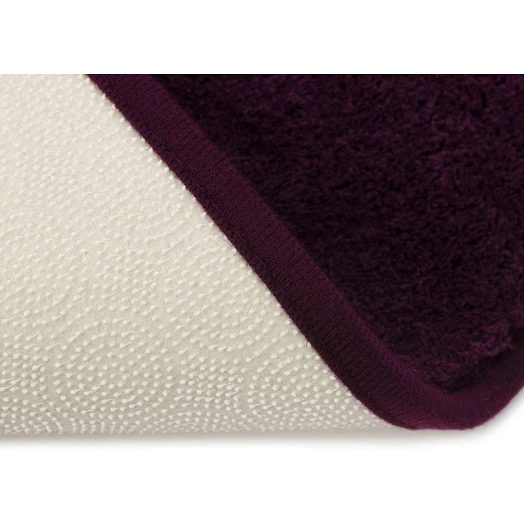 Gözze - Premium Rutschfester Badteppich, RIO, 100% Microfaser, 70x120 cm - Beere – Bild 4