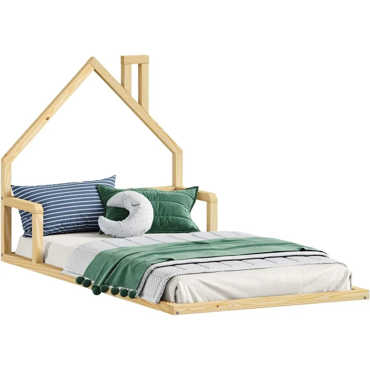 IDIMEX Kinderbett ELOA, Bodenbett Kinderbett 90x200 cm Montessori