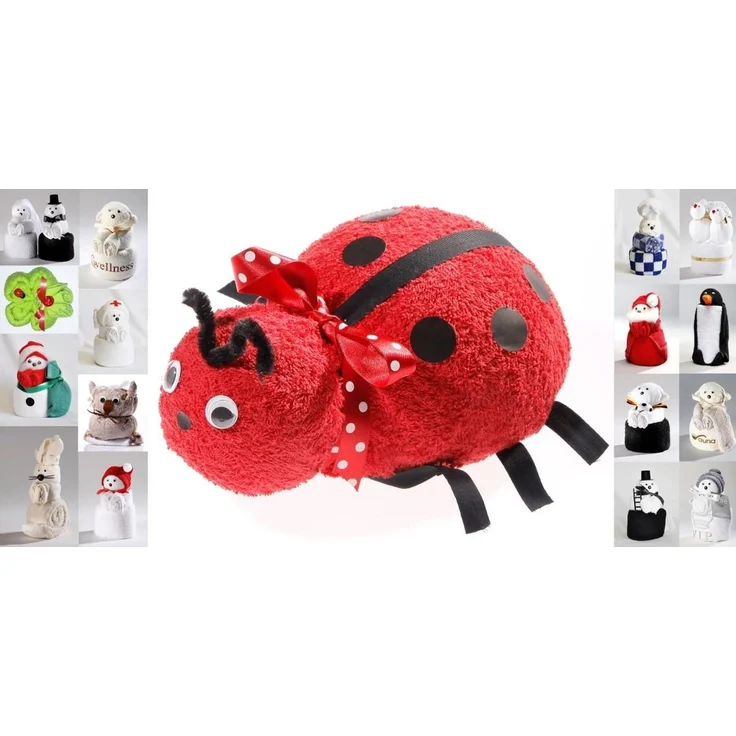 JACK Handtuch Set Frottier Geschenk Set viele Modelle Handarbeit Origami Gästetuch, (1-St), Handtuch, Waschhandschuh, gefaltete Tiere, tolle Geschenkidee – Bild 1