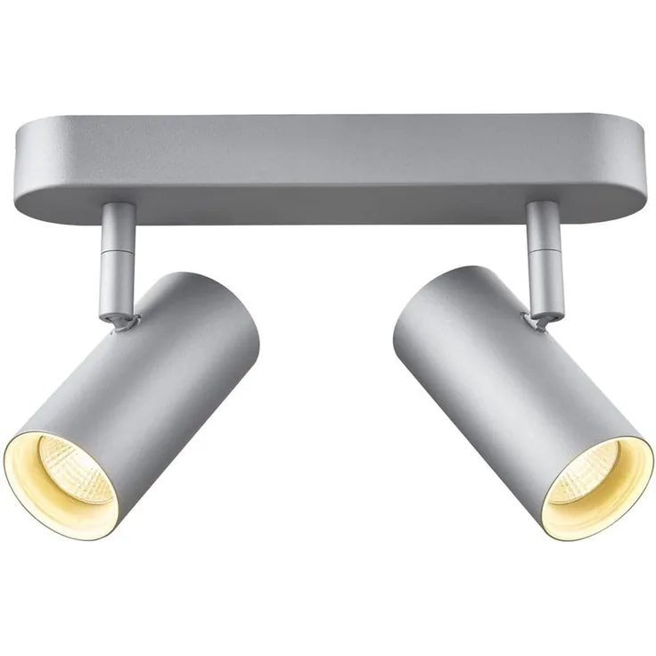 SLV Leuchte 1002975 NOBLO II Indoor LED Deckenaufbauleuchte 2700K grau