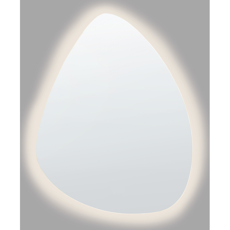 LED-Badezimmer-Spiegel LUGNY 70 cm x 90 cm Silber – Bild 5