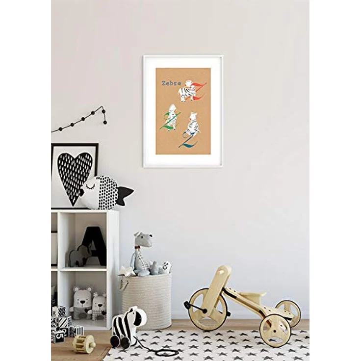 Komar ABC Animal Y, Wandbild Poster für Kinderzimmer, 30 x 40 cm, ohne Rahmen, hochwertiger Kunstdruck auf Premium-Fotopapier – Bild 4