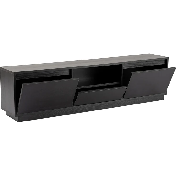 TV-Ständer, 'Vanguard', 42 x 29,5 x 160, Holz Schwarz – Bild 8