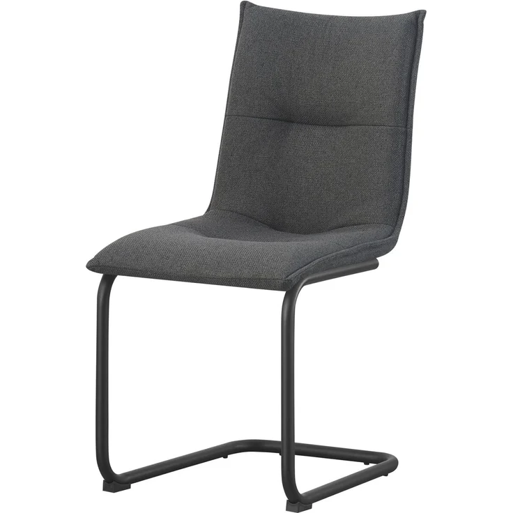 Schwinger-Stuhl 2er Set Torino Stühle in Anthrazit - gemütliches Design - B/H/T: 46x89x57 cm – Bild 5
