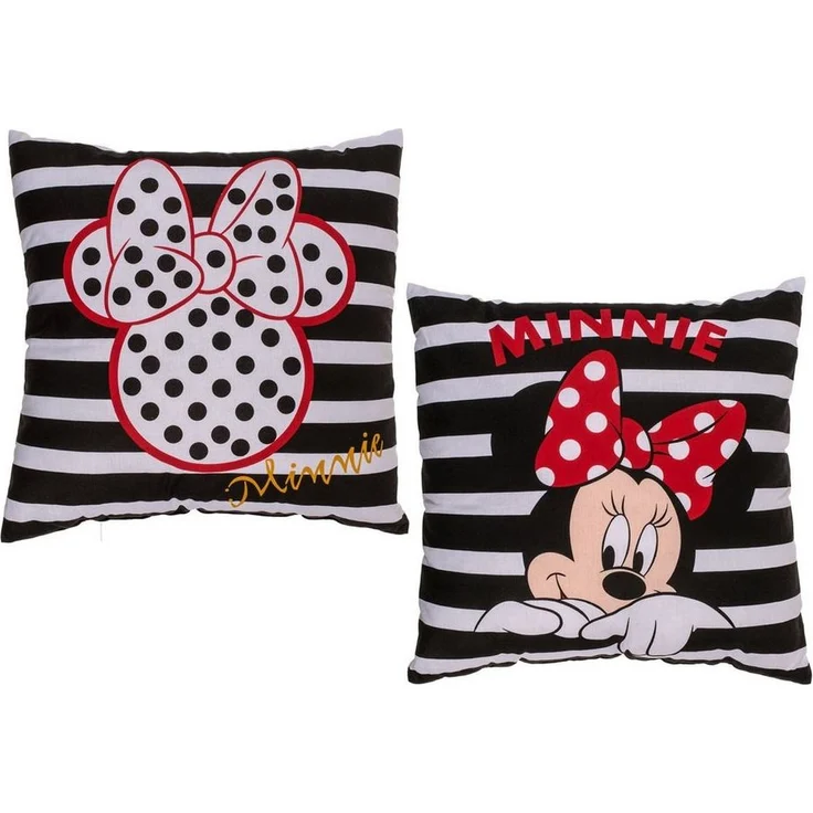 Out of the Blue Dekokissen Deko-Kissen Disney Minnie Maus Mouse 40 x 40 cm, Vorder-/Rückseite unterschiedliches Motiv – Bild 3