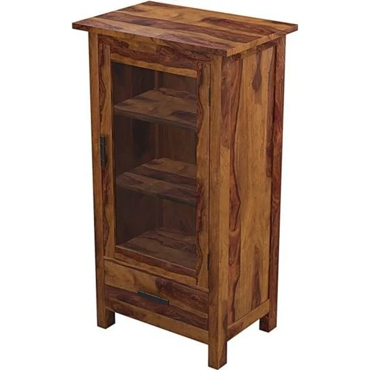Bücherregal Rami 60x120x45 aus indischem Sheesham-Massivholz