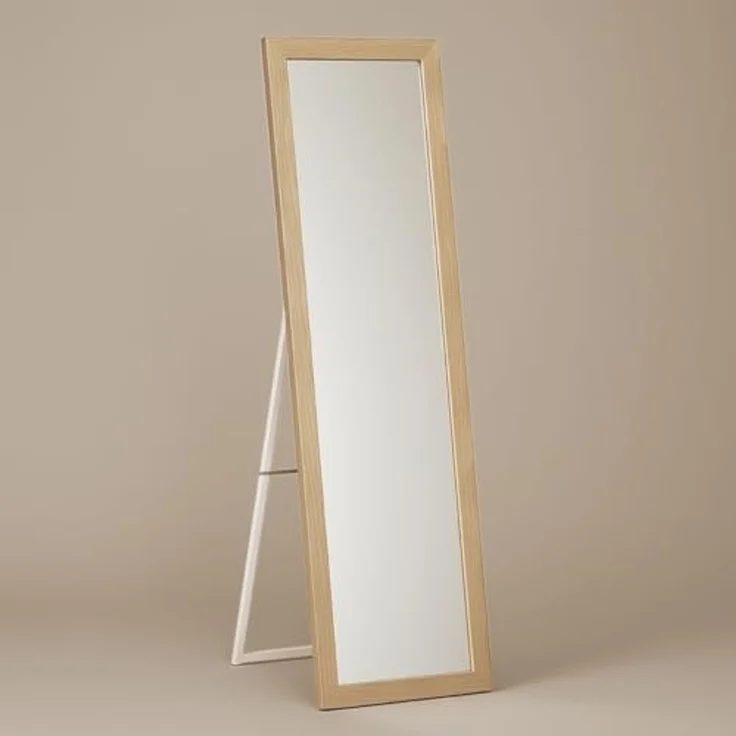EDAXO Standspiegel Standspiegel HAVLYS, 37 x 127 cm, Splittergeschütztes Sicherheitsglas (PTE-Folie) – Bild 3