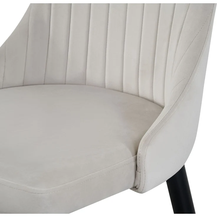 Stuhl 2er Set Monaco Stühle in Creme - gemütliches Design - Top Qualität B/H/T: 44x88x58 cm – Bild 9