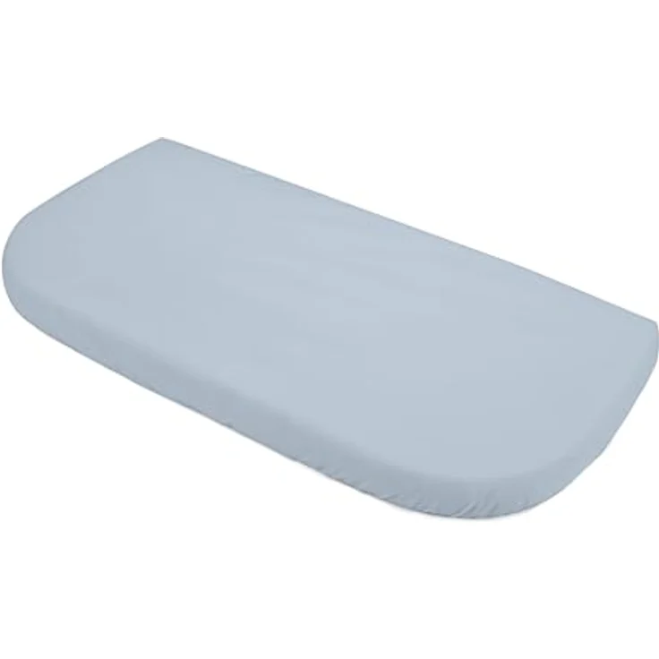 Spannbetttuch Beistellbett, für Waldin Babybett 7in1 - Bettwäsche für Kinderbetten- Pflegeleichte, superweiche und strapazierfähige Baumwolle 1er Set, Blau – Bild 2