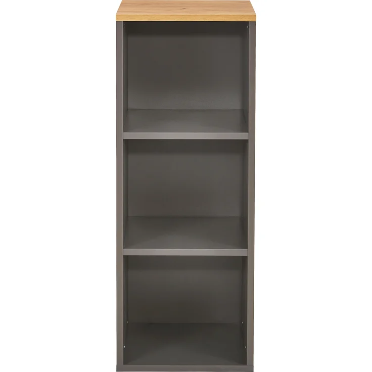 Germania Aktenregal 4230-549, in Graphit/Eiche, mit verstellbaren Einlegeböden, 45 x 120 x 40 cm (BxHxT) – Bild 1