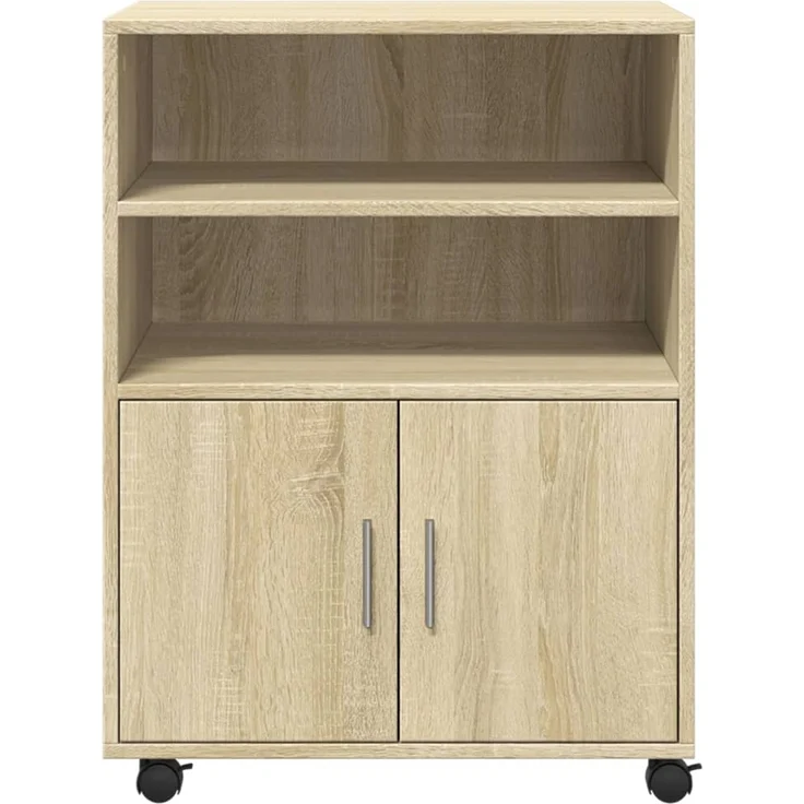 vidaXL Rollschrank Sonoma-Eiche 60x48x81 cm Holzwerkstoff 853166 – Bild 3