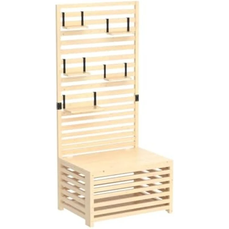 HOME DELUXE Sichtschutz-Bank mit Stauraum ORELIA – Bild 5