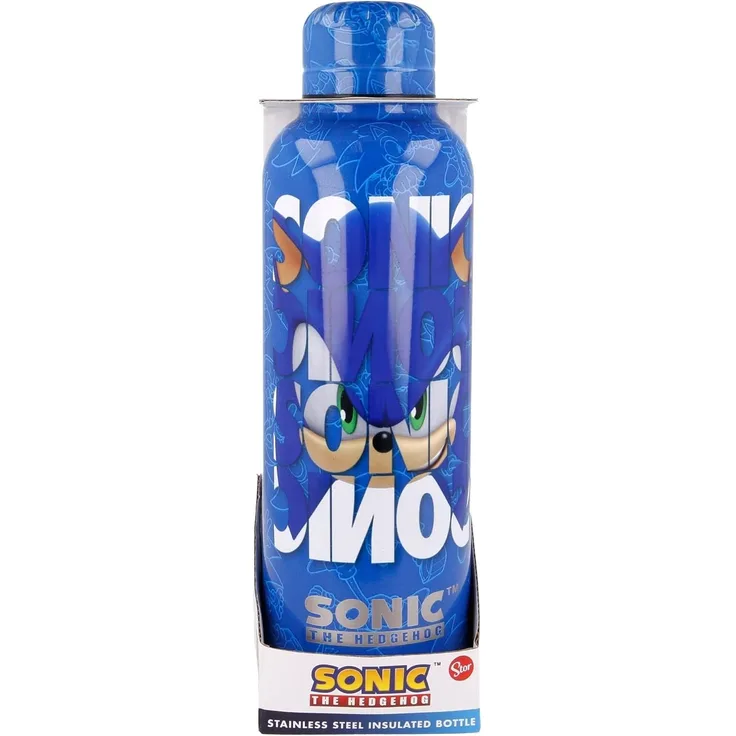 Sonic the Hedgehog Isolierte Edelstahl Trinkflasche Thermotrinkflasche 515 ml