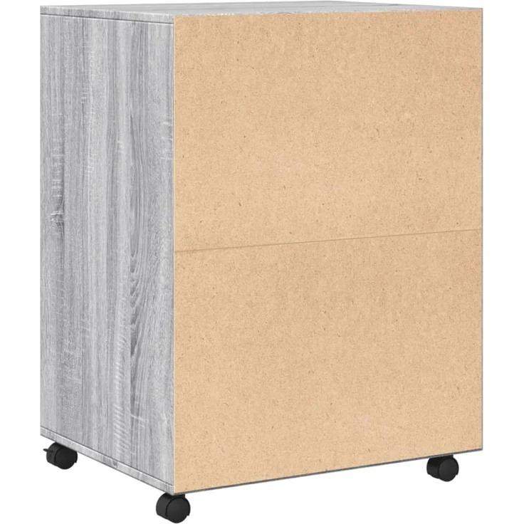 vidaXL Rollschrank Grau Sonoma 60x48x81 cm Holzwerkstoff 853169 – Bild 5