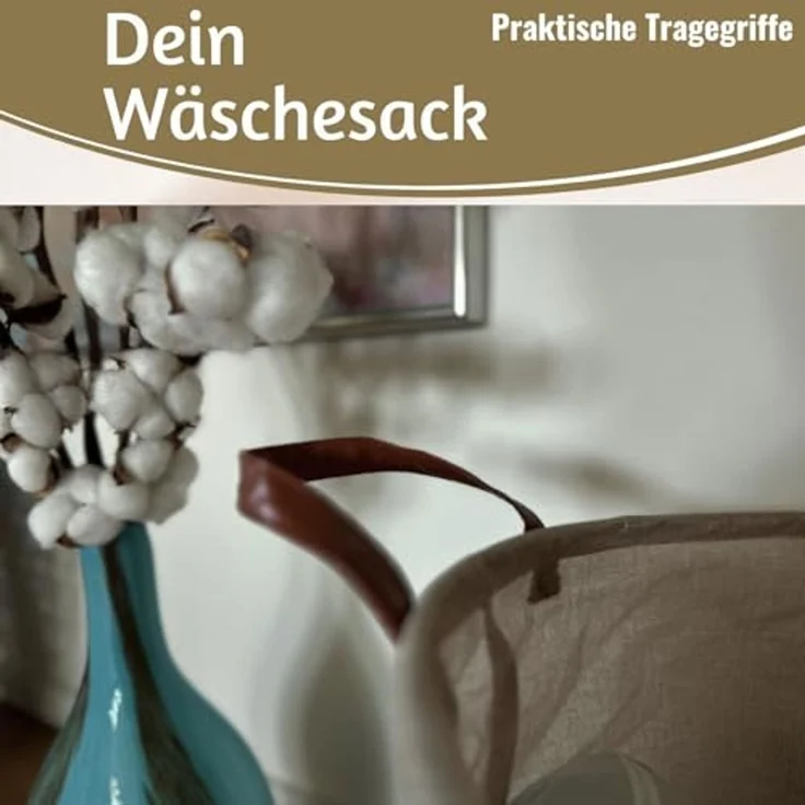 LS-LebenStil Wäschekorb Vintage Wäschesack Home 62L Faltbar Wäschesammler Wäschetruhe (Faltbar - Wäschebox Wäschesammler Wäschesortierer Aufbewahrungsbox mit Griffen für Kleidung, Handtücher, Spielzeug) – Bild 6