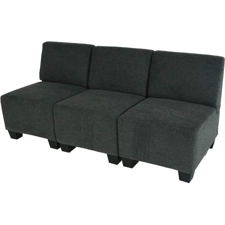 MCW 3-Sitzer Sofa, Anthrazit, Moderner Lounge-Stil, Bequeme Sitzpolsterung, 171x76x72 cm