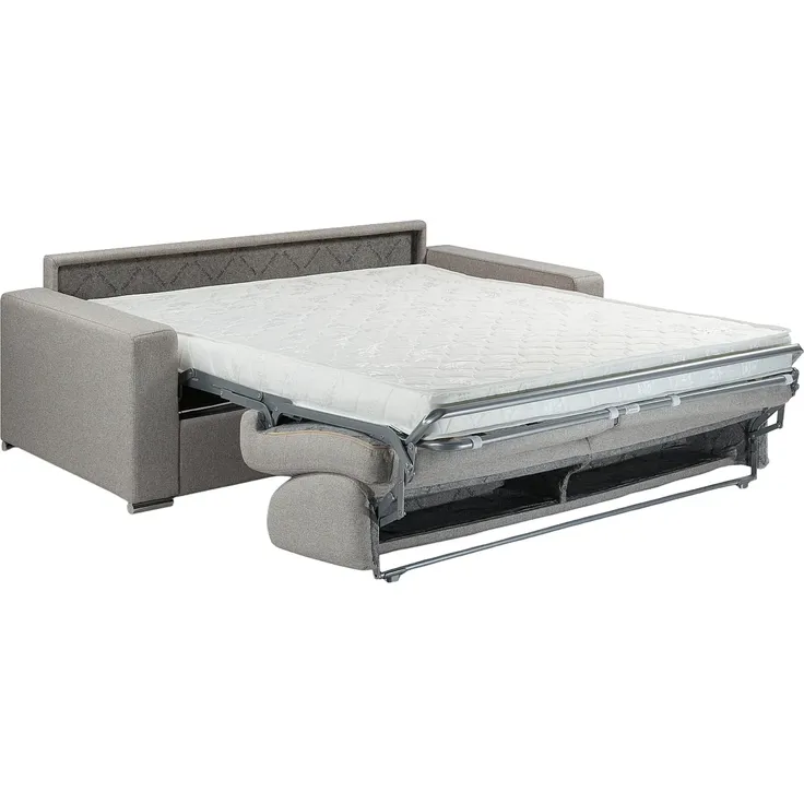 Vente-unique - CALITO Sofa Stoff Grau - B 223 cm94 cm x H 85 cm x L 214 cm – Bild 3