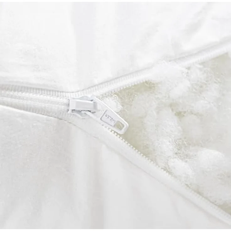 Paradies Kopfkissen Softy Top Bio, Füllung: 100% Polyester, Bezug: 100% Bio-Baumwolle, Bauchschläfer, Seitenschläfer, Rückenschläfer, hergestellt in Deutschland, Füllmengenanpassung durch Reißverschluss – Bild 7