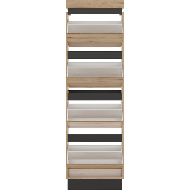 Schuhkipper >CORTE< in Coast Evoke Eiche Dekor - 53,8x175,5x29cm (BxHxT) – Bild 2